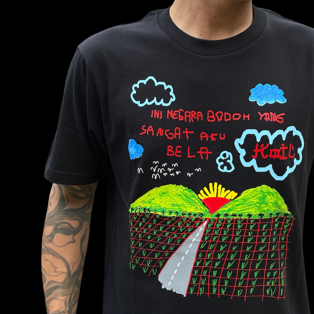 Kaos KOIL Band Merchandise Negabod Hitam Official