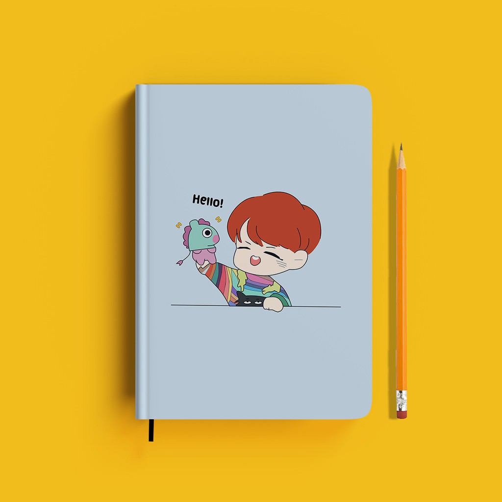 

Buku Catatan Bergaris Tebal A5 100 Lembar Sampul Hardcover-15
