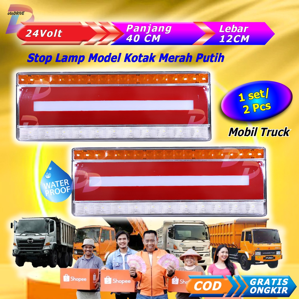 stop lamp truk truck 24 volt variasi terbaru lampu belakang mobil rem canter