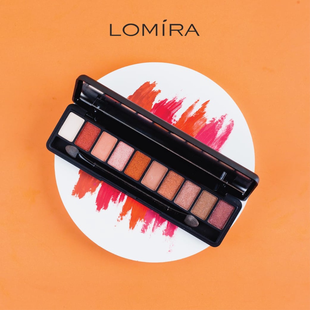 LOMIRA Eyeshadow pallete 10 Colour warna 10gr