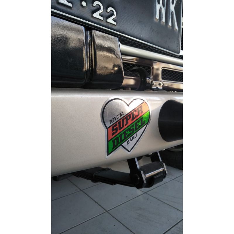 stiker superdiesel hardtop bj40