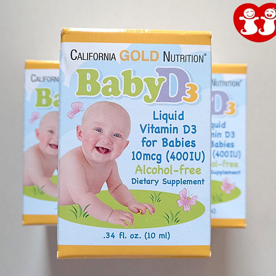 California Gold Nutrition Baby D3 Drops 400 IU 10 ml