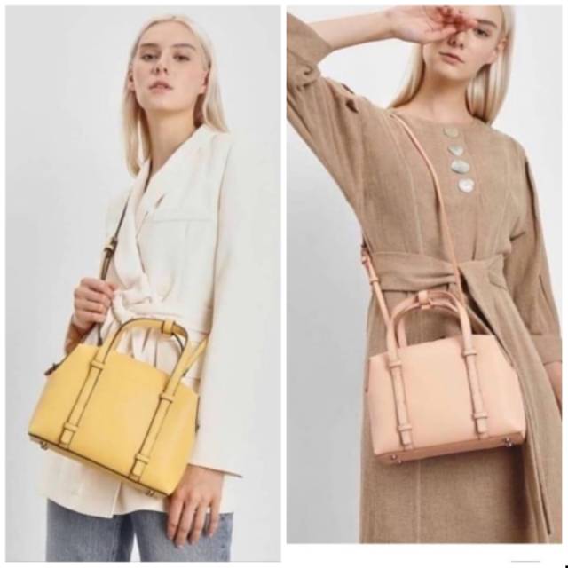 Tas Wanita Charles and Keith BOWLING KUNING /PINK /HITAM /BIRU