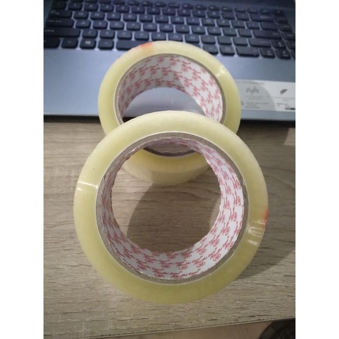 

LAKBAN BENING 48MM x 90 YARD FULL ( KHUSUS 1 DUS GRAB GOJEK) - Cokelat ---Termurah---