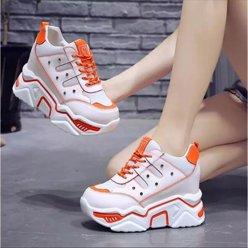 TmO - 8.8 Sale sepatu wanita sneakers fashion women Evelyn trendy/sepatu wanita tali kekinian dan sporty bisa cod termurah