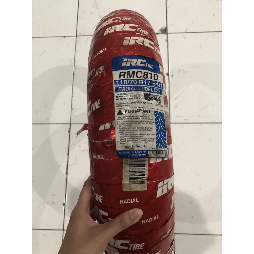SPECIAL Ban Luar IRC RMC810 110 70 17 ASLI JEPANG