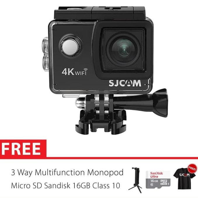 SJCAM SJ4000 Air 4K 16MP Action Kamera 3 Way Basic 16GB