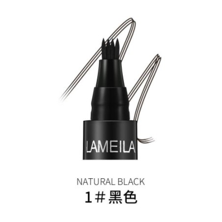 Lameila Eyebrow Waterproof Natural Eyebrow Pen Four-claw Eye Brow Tint Fork Tip Long Lasting cjr 784