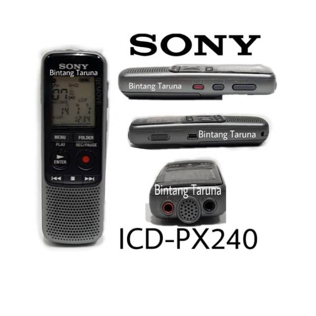 Voice Rekorder Sony ICD-PX240 Perekam Suara Sony ICD-PX240