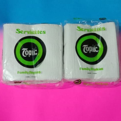 MURAH Tissue Makan Topik/Green