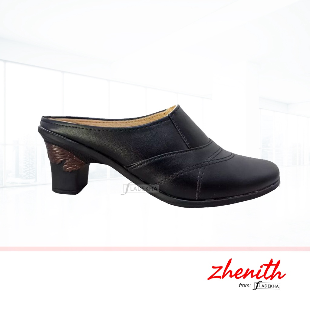 SEPATU SELOP WANITA TERKINI/ SANDAL SELOP HAK 7 CM ZHENITH SL01