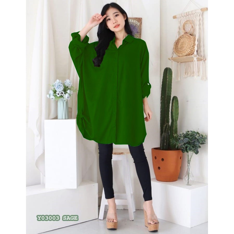Yohen Kemeja Wanita Jumbo Lala-1
