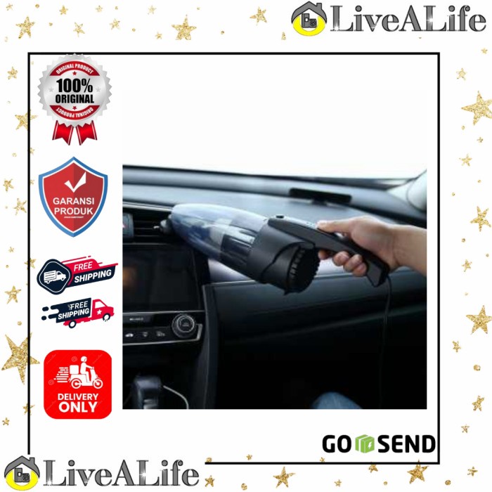 Vacuum Cleaner Penyedot Debu Mobil 12V 120W