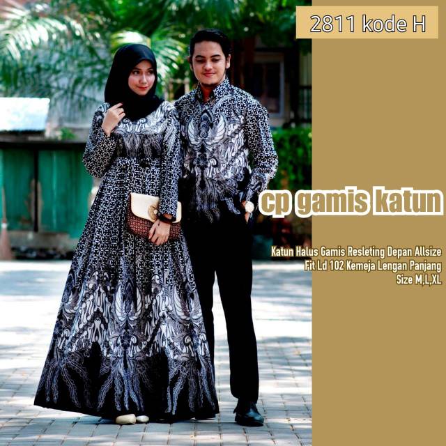 BAJU COUPLE GAMIS KATUN