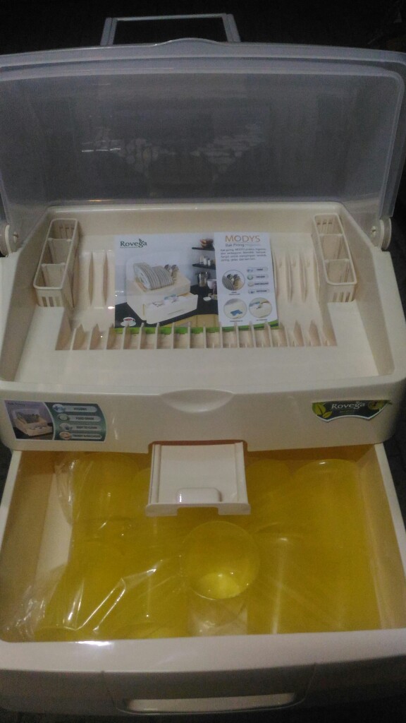 Rak Piring Rovega Modys Drm 878 Dish Drainer / Tempat Penyimpanan Piring Sendok Gelas (food Grade)