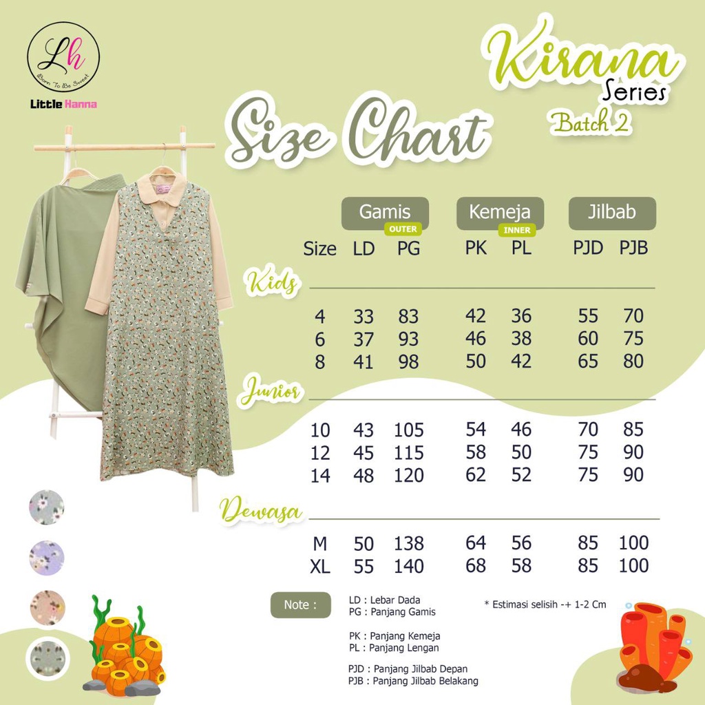 Gamis Kirana Series Batch 2 by Little Hanna