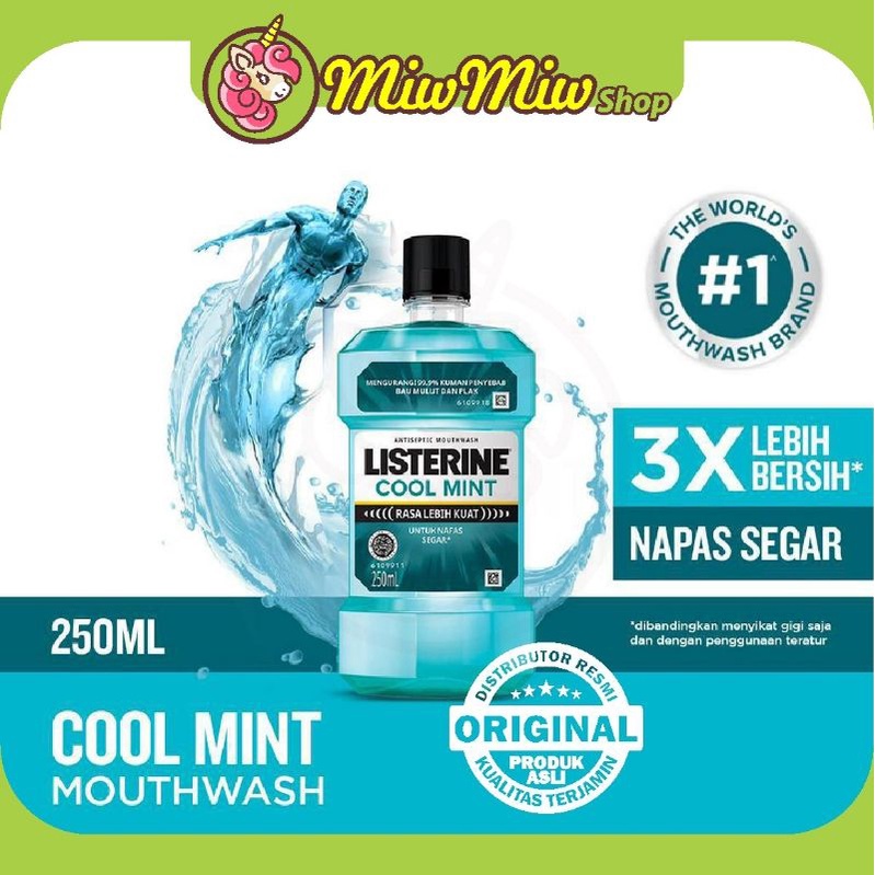 LISTERINE Antiseptic Mouthwash (Obat Kumur Antiseptik Listerin)