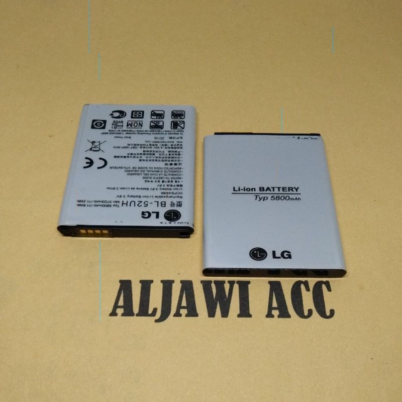 Batre Batere Baterai Battery LG BL-52UH LG L70/L65 Dual F60 D325 Original Battery Hp