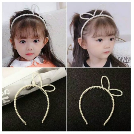 BANDO MUTIARA WANITA Bando Rambut Bentuk mutiara korea fashion