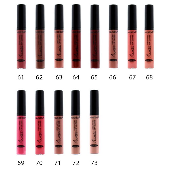 [SALE] PART 4 No. 46-73 Nabi Matte Long Lasting Lip Gloss 100% Original by Nabi Cosmetics US