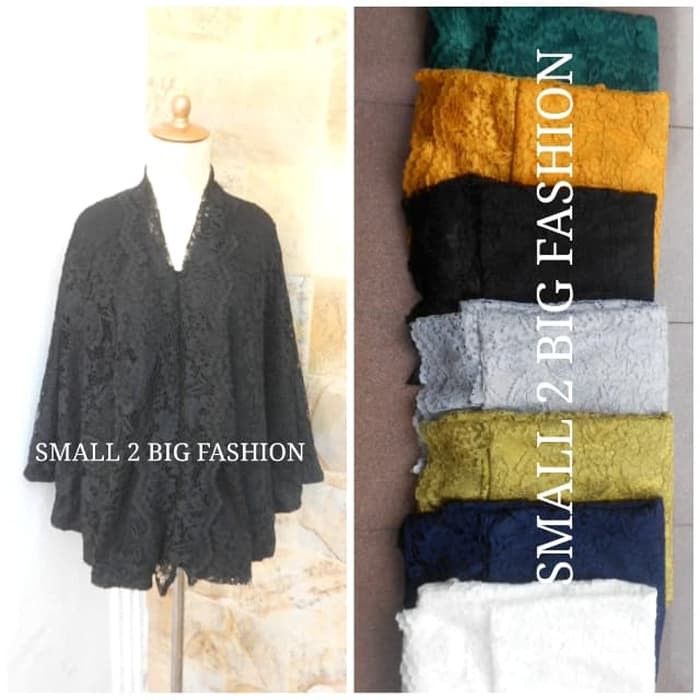 TERLARIS - KEBAYA BROKAT BIG / BLUS BIGSIZE WANITA / ATASAN MUSLIM BRUKAT JUMBO