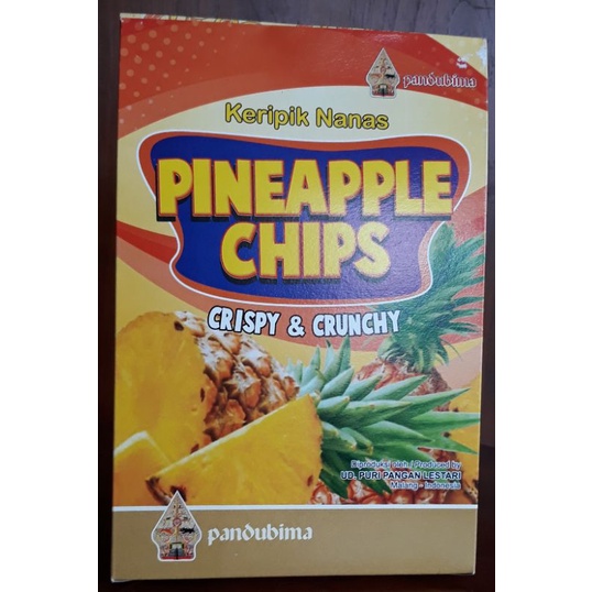 

Keripik kripik nanas 80 gram box Kayavit Pandubima Kingkresh camilan istimewa oleh oleh khas Malang