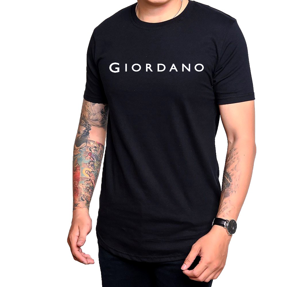  BAJU  KAOS  PRIA MOTIF GIORDANO  KAOS  DISTRO BAJU  DISTRO 