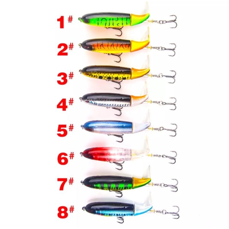 umpan pancing minnow pencil propeller