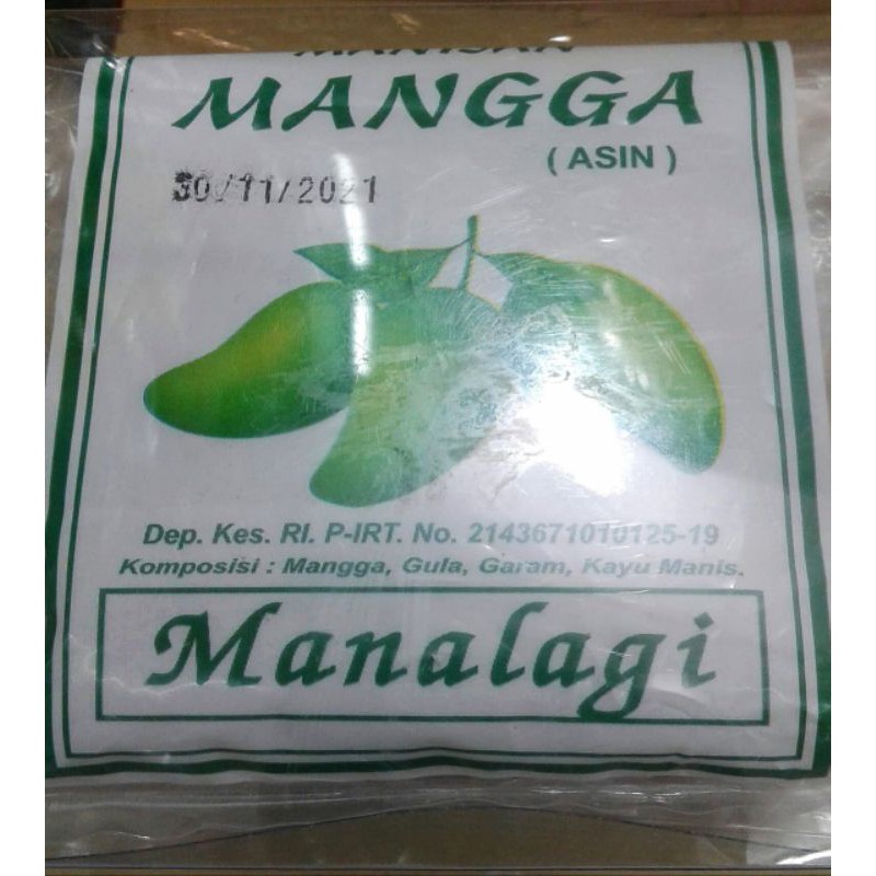 

manisan mangga asin