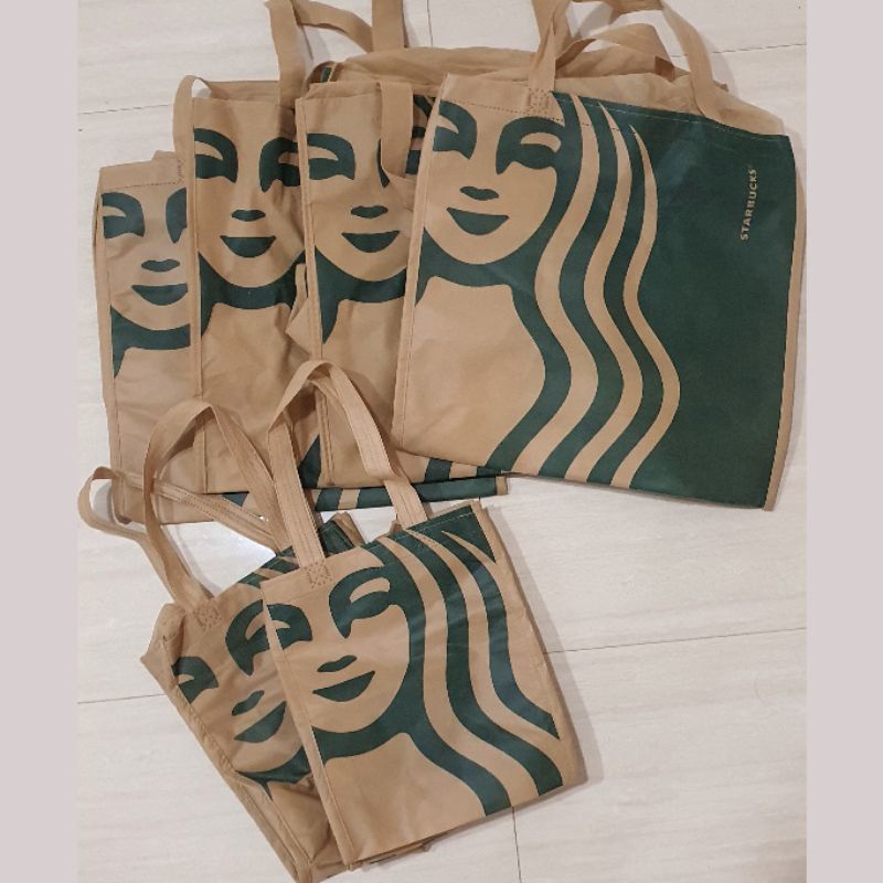 

STARBUCKS SPUNBOND BAG SMALL LARGE