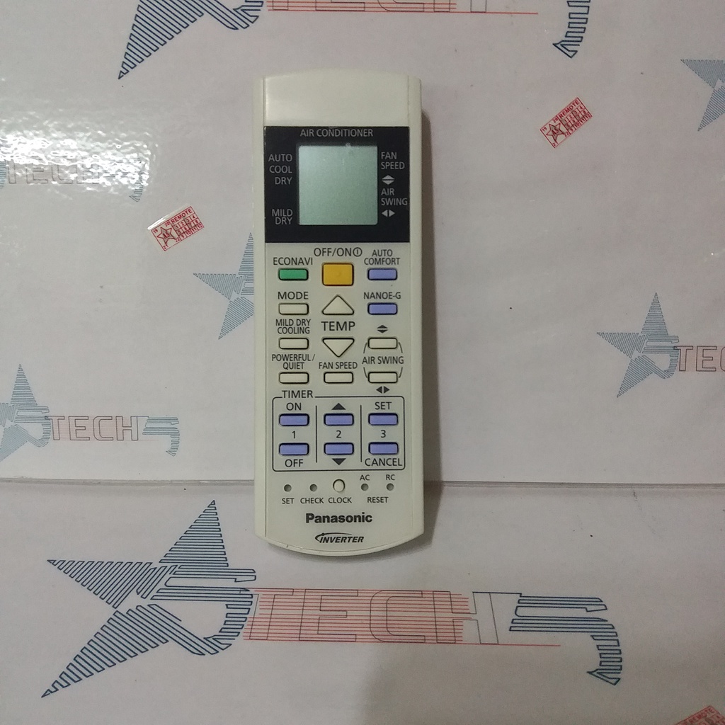 REMOT REMOTE AC PANASONIC INVERTER 4185 &amp; A75C3865 ORI ORIGINAL ASLI