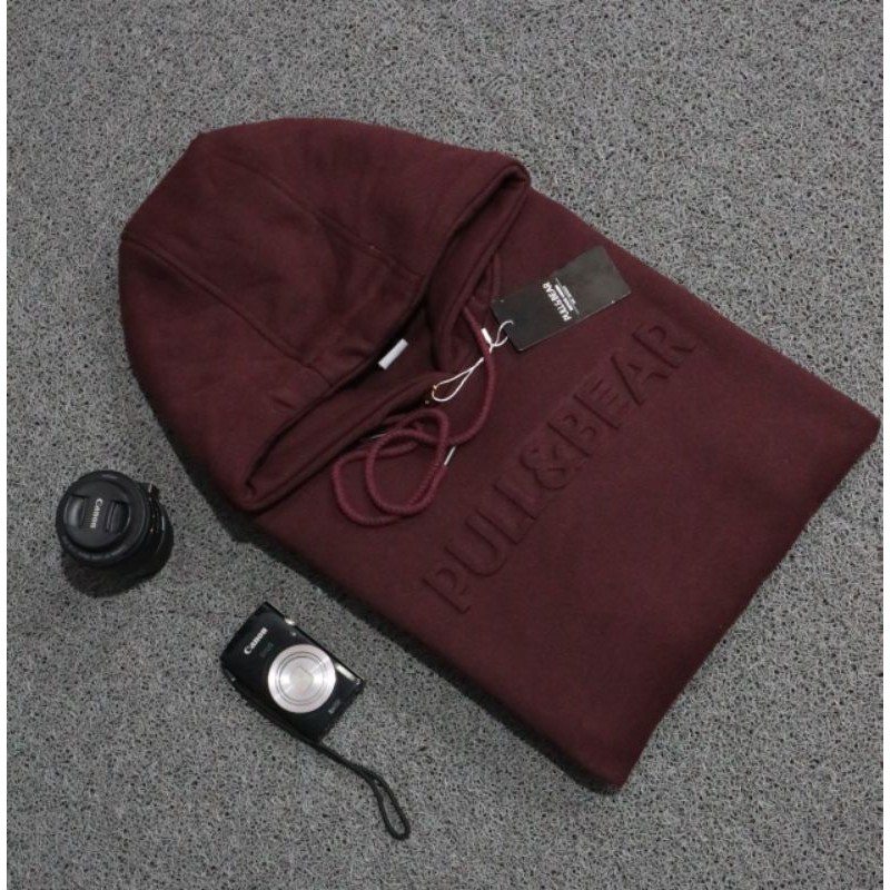 SWEATER HOODIE PULL&amp;BEAR EMBOOSD TIMBUL 3D PREMIUM HIGH QUALITY FULLTAG&amp; LEBEL ( TERBESTSELLER ) HOODIE PRIA WANITA UNISEX