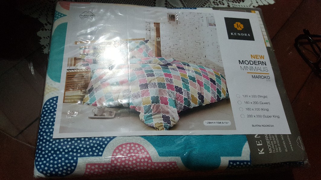 Suamimalasshop Sprei Kendra Minimalis Queen 160x200 Cm