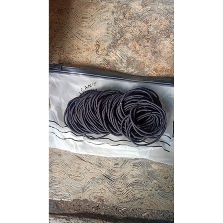 karet ikat rambut warna warni /pack (random)-1