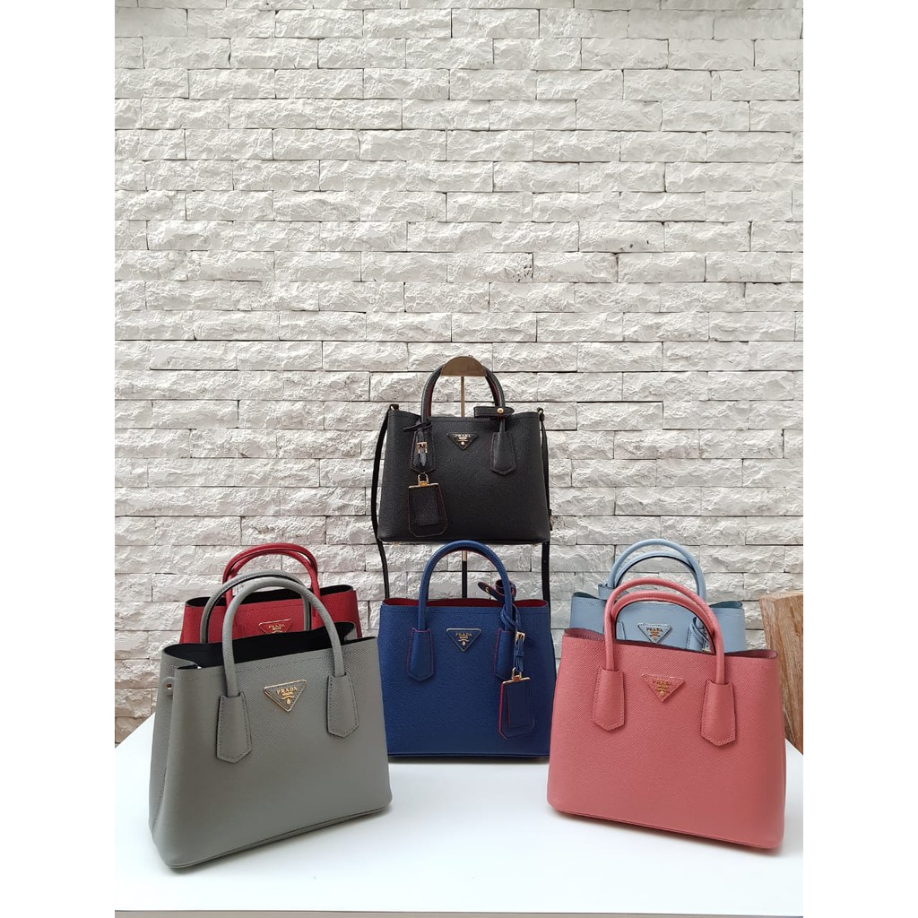 NEW 13 - FASHION BAG PRA DOUBLE BAG EPSOM SMALL