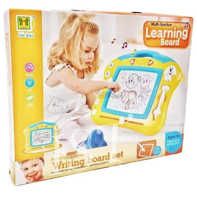 

Mainan Anak Painting and Learning Writing Board Set KUNING Edu 666Al ---Terbaru---