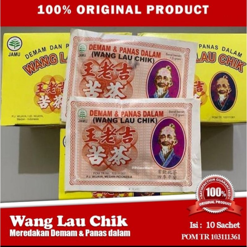 

Wang Lau Chik - Per Box isi 10 BUNGKUS - TEH HERBAL UNTUK PANAS DALAM & DEMAM
