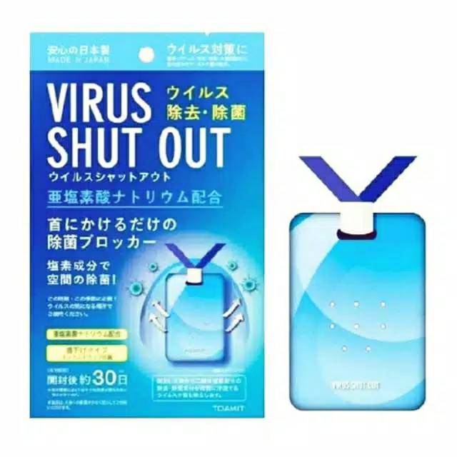 Anti Virus Shout Out Kalung Anti Virus Shut Out JEPANG ORIGINAL SK02