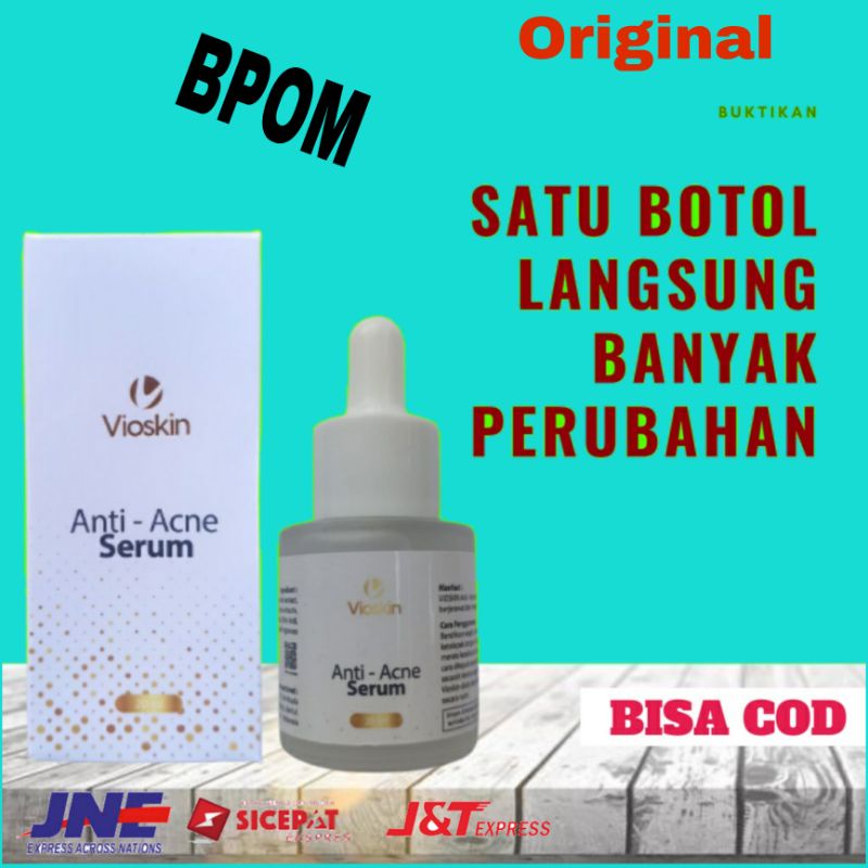 Vioskin Serum jerawat BPOM penghilang jerawat yang aman dan terbukti kemerahan bruntusan hilang orig
