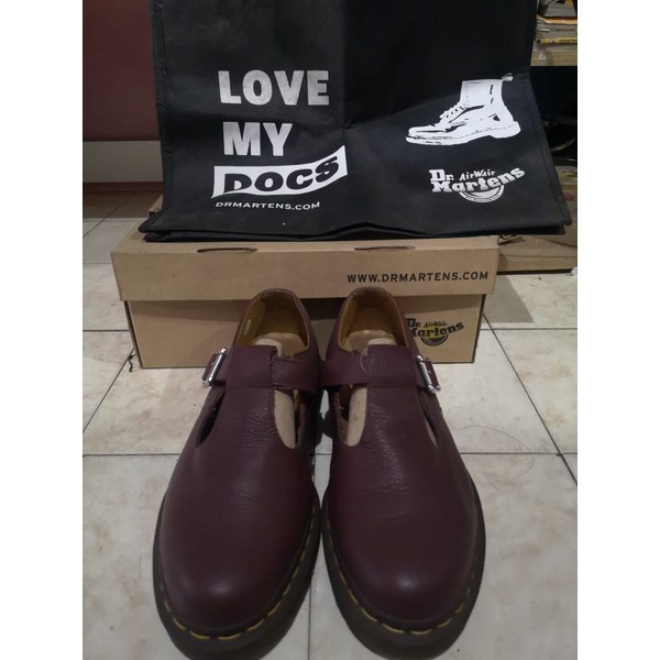 Dr.Martens docmart docsmart polley sepatu wanita mary jane ASLI