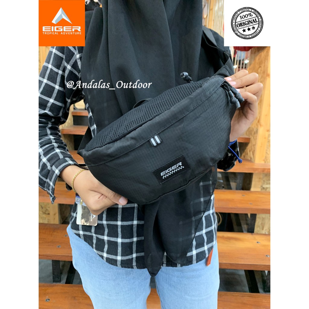 EIGER001 WAISTBAG EMISSARY 3L, BLACK 4974