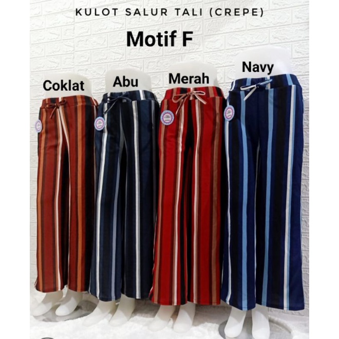 Kulot Panjang Crepe Celana Panjang Cewek Dewasa Wanita Murah-1