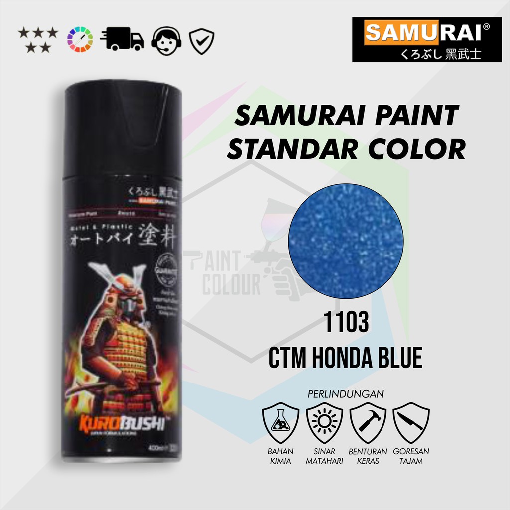 Samurai Paint 1103 CTM Honda Blue Cat Semprot