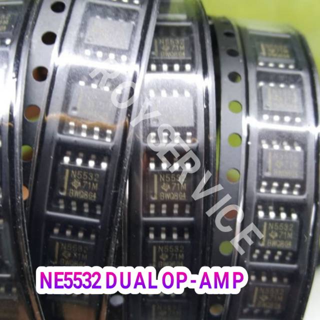 IC NE5532 SMD / IC dual Op-Amp NE5532