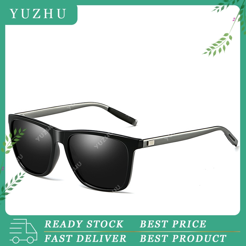 (YUZHU) Kacamata Hitam Model Polarized Untuk Pria