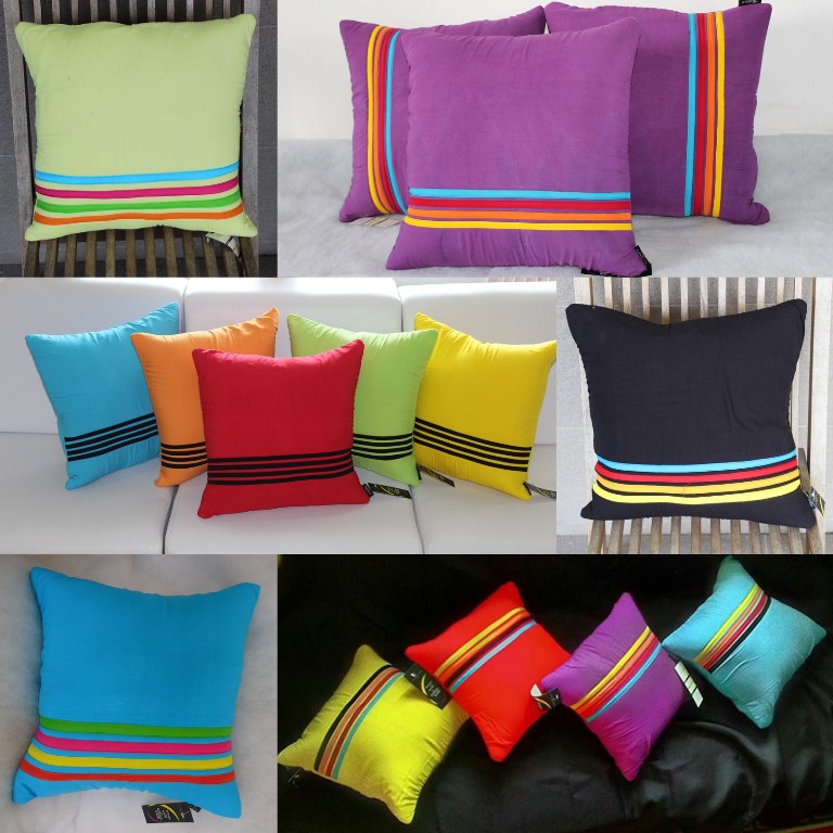 Jual Sarung Bantal Kursi Sofa Motif Strip Unik Shopee Indonesia