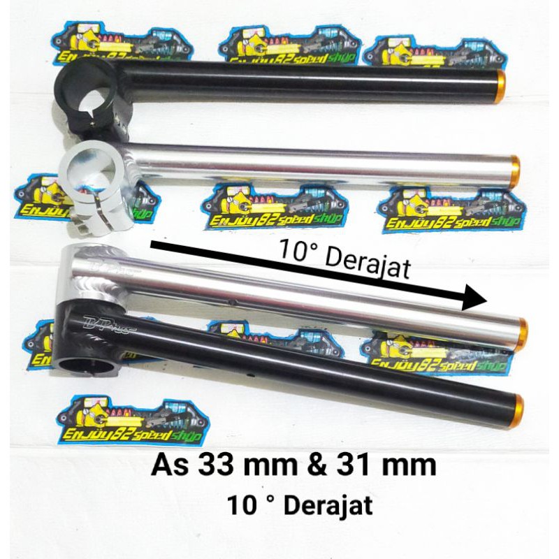 Stang Bpro Setang Jepit ukuran 31 &amp; 33 mm 10 derajat Gsx cb cbr vixion ninja 150 R RR