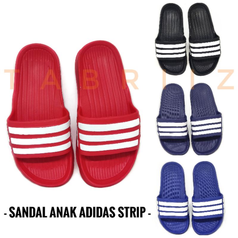 Sandal Anak Strip Sendal anak selop keren - 4 Varian Warna