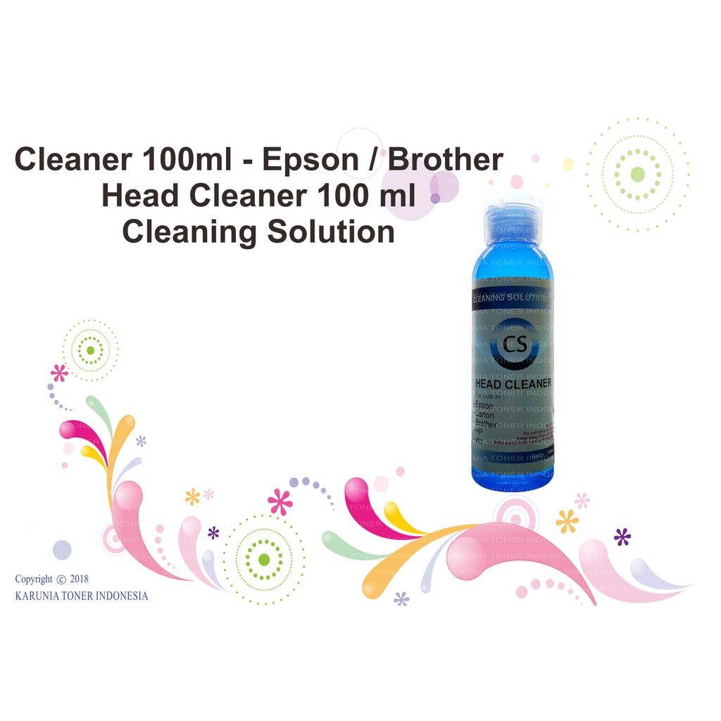 Cleaner 100ml - Epson / Brother Head Cleaner 100 ml Cleaning Solution