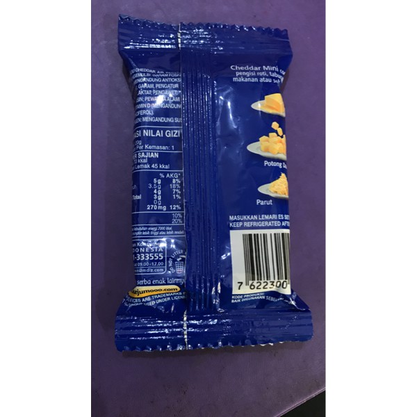 Keju - Cheese Cheddar Kraft 35gr